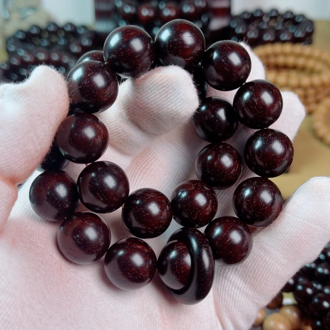 小叶紫檀手串/手链1.6高油密拆房老料小满星