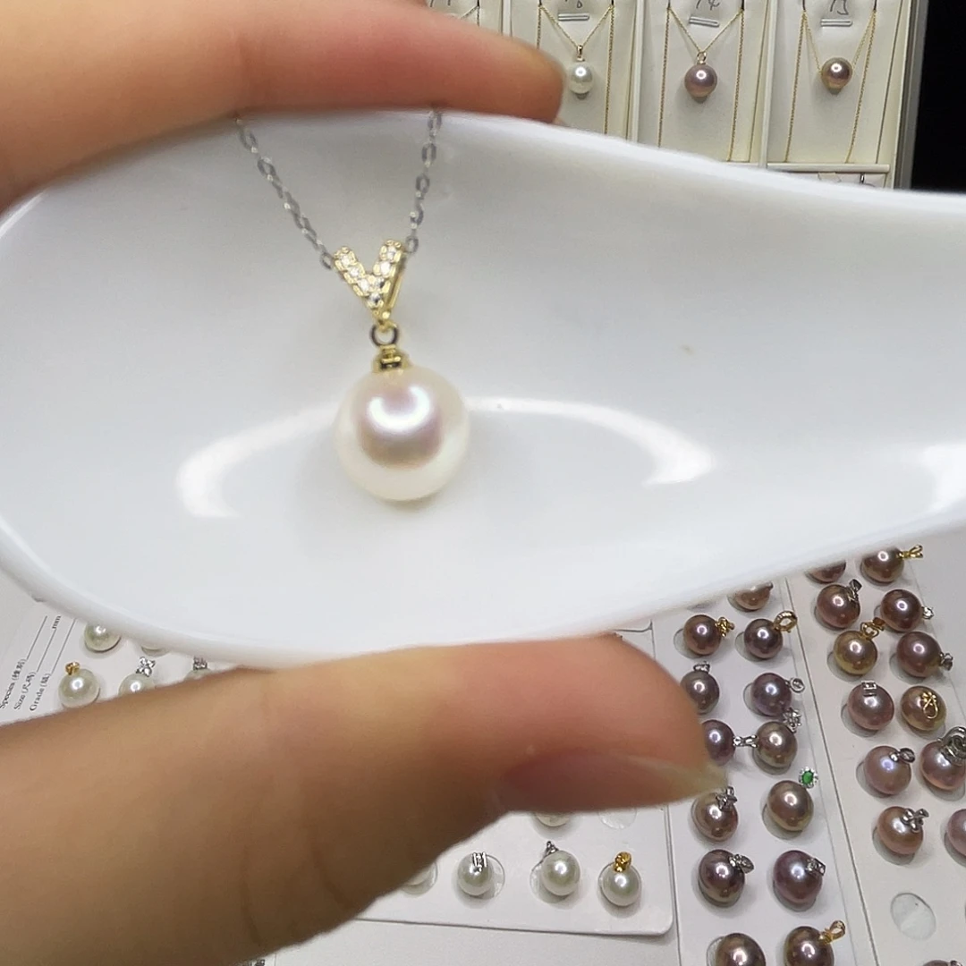 吊坠(赠链)淡水珍珠合金