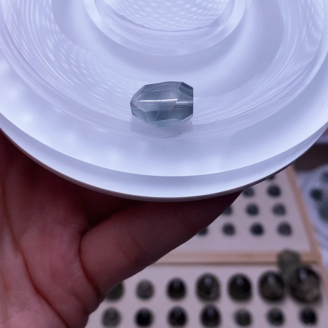 水晶天然水晶定制打孔不退不换未镶嵌