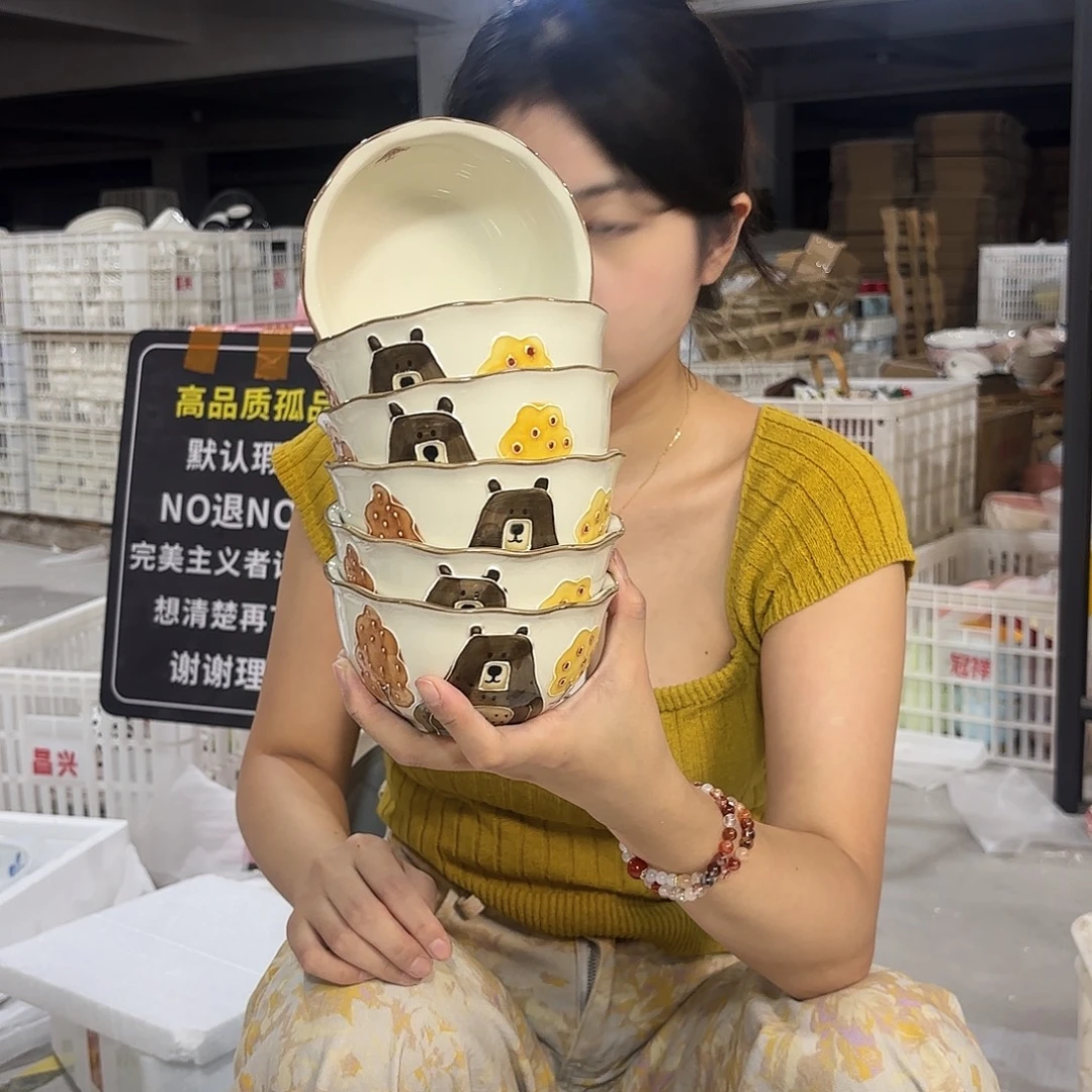 瓷微瑕陶瓷餐具釉下彩