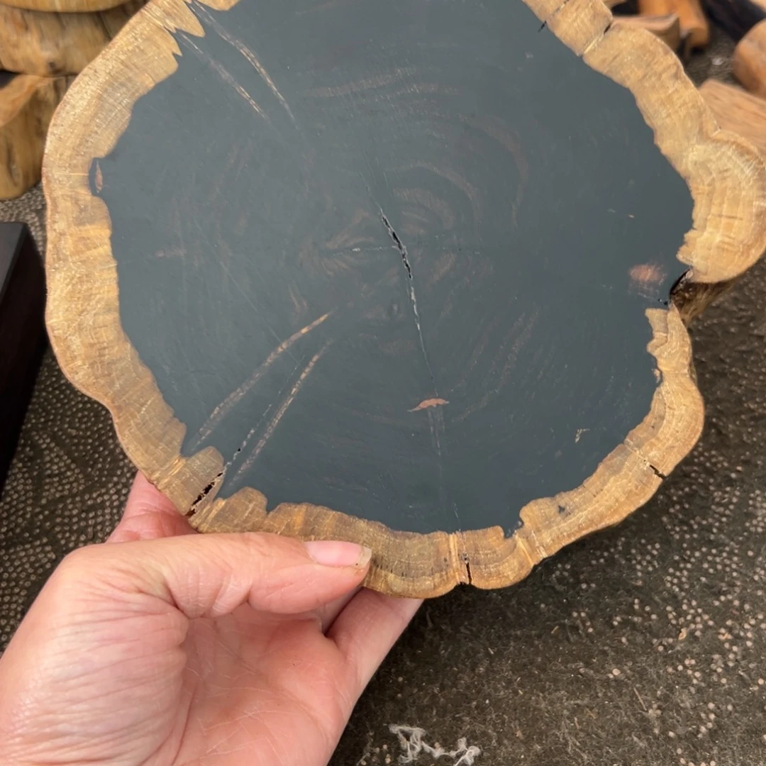 运***虹木紫光檀原切片风化风裂木料