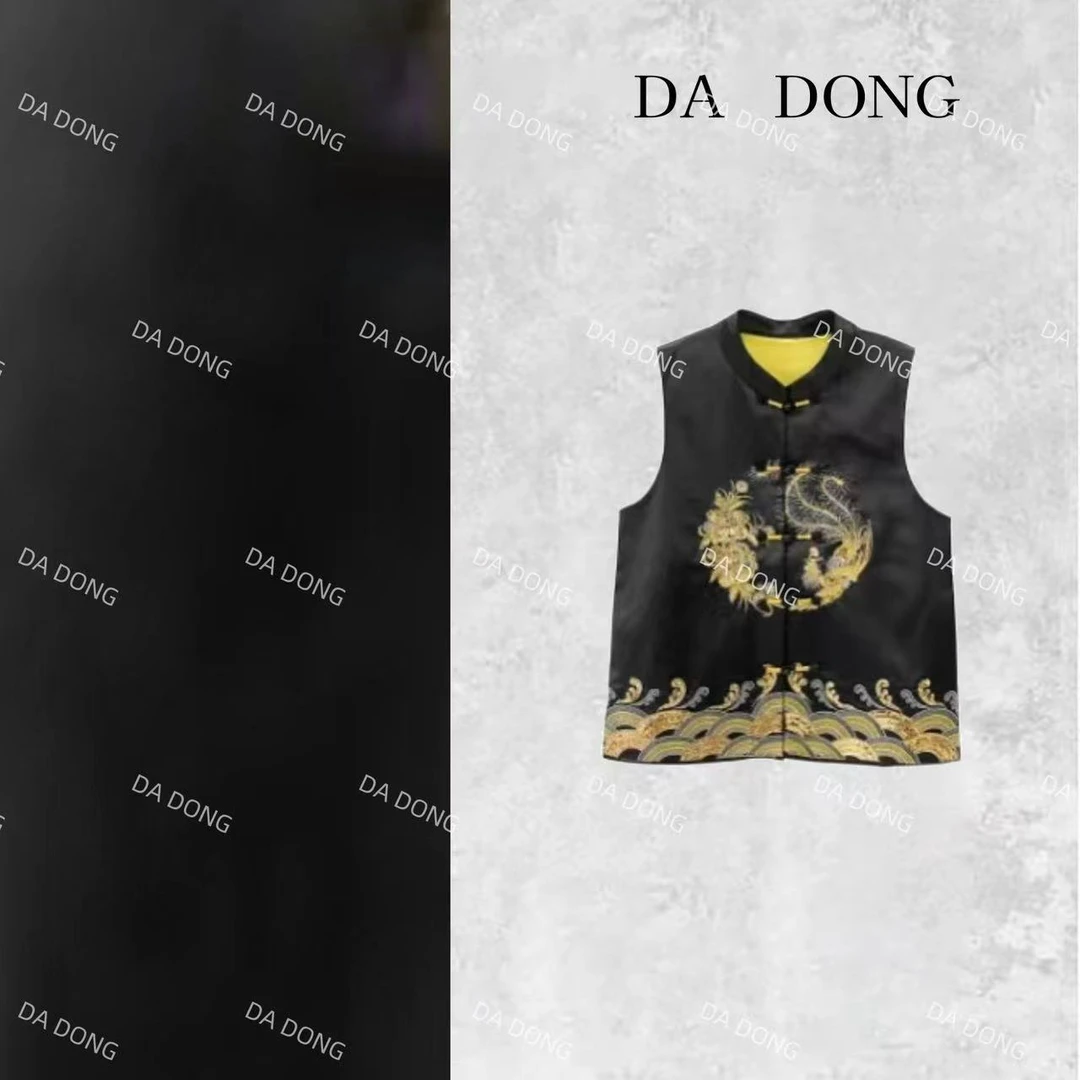 吉祥--中式国风时尚复古民族风无袖个性高定轻奢宽松休闲小众马甲