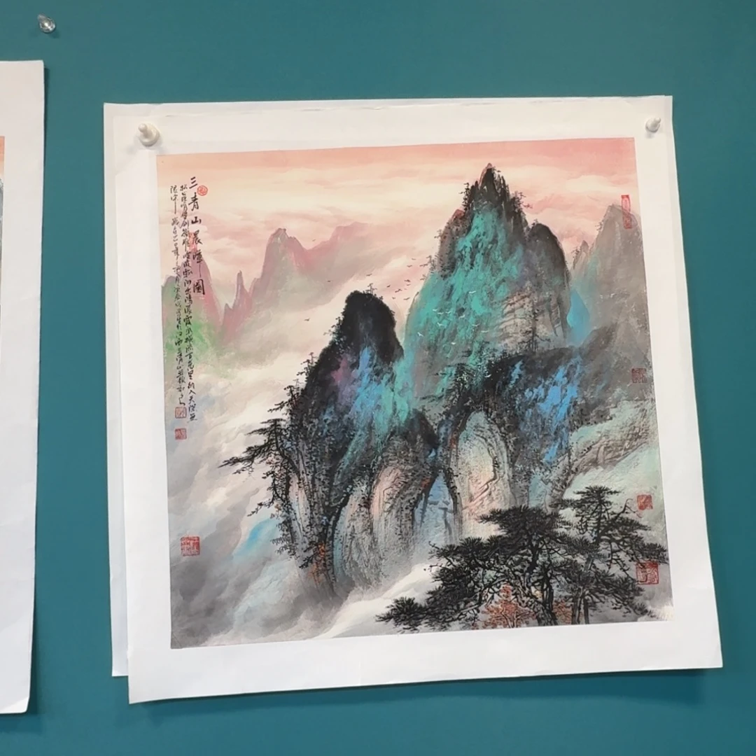 国画资春成老师四尺斗方