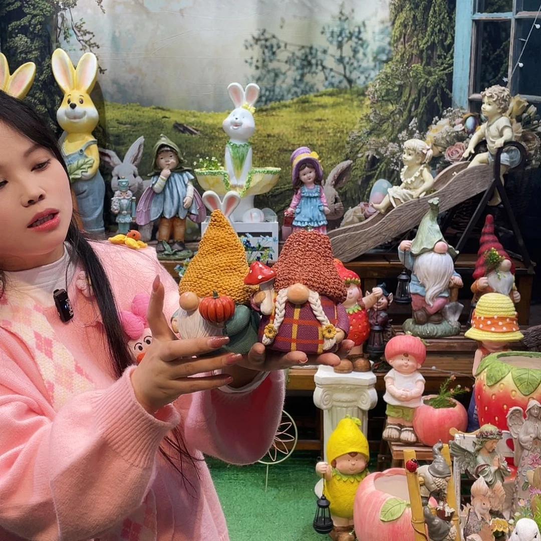 摆件花园摆件红红火火
