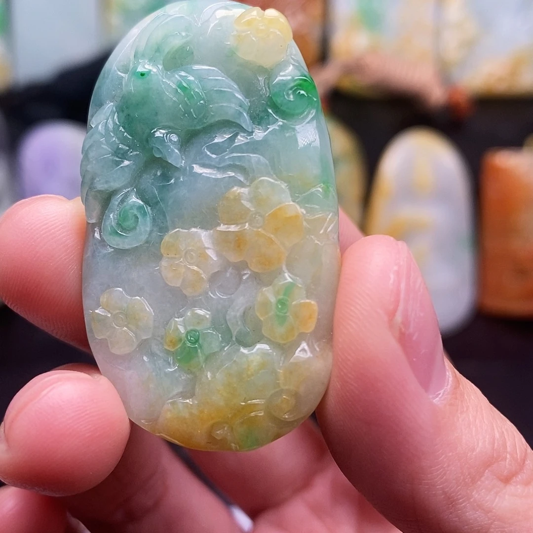 定制翡翠未镶嵌翡翠A货一物一证