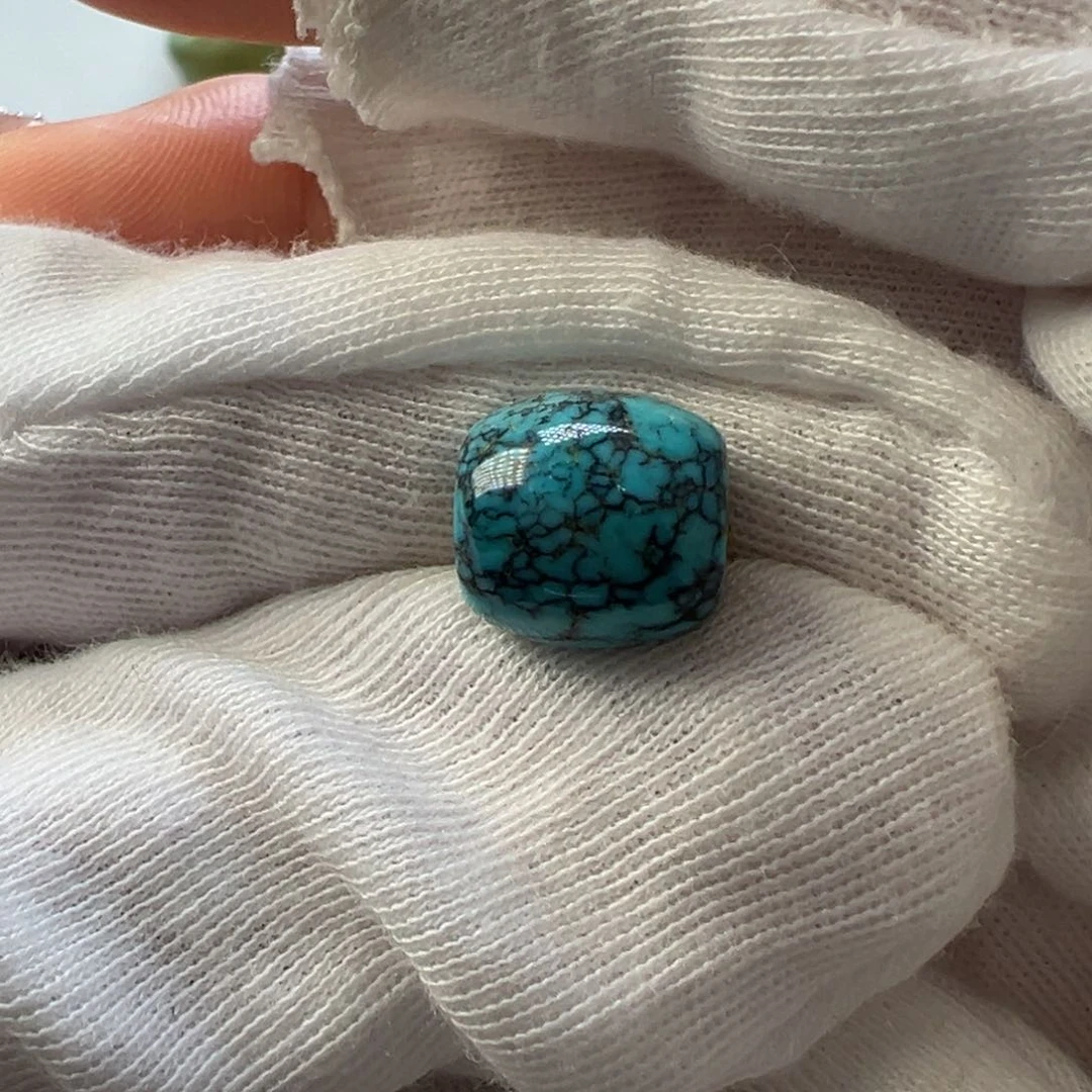 绿松石未镶嵌配饰7.5mm直径10.7