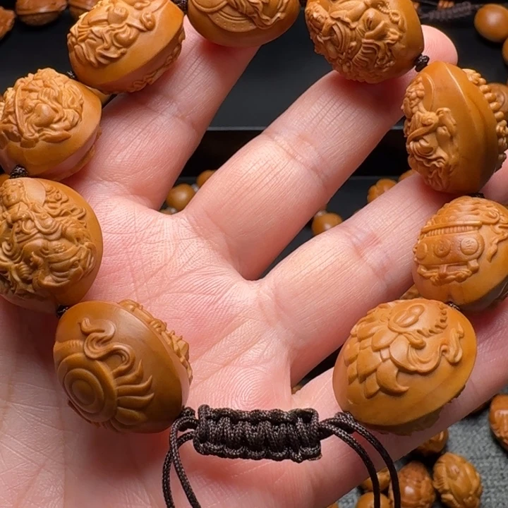 管***爱橄榄核手串/手链万佛