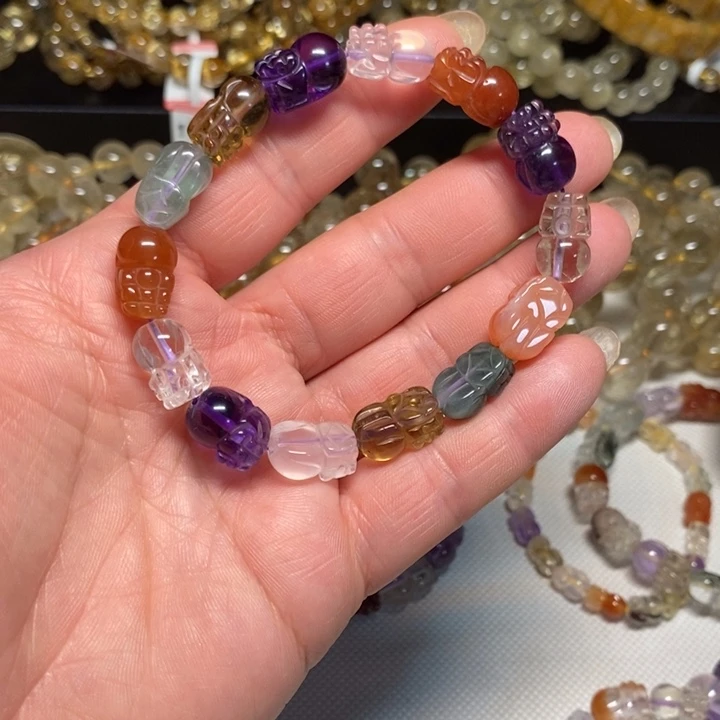 水晶手链未镶嵌伊****g天然貔貅手链