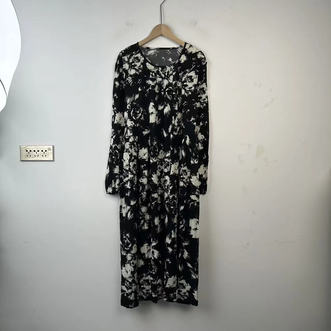 C 仅一批面料！【42针强捻加厚蚕丝】超显瘦连衣裙女i54