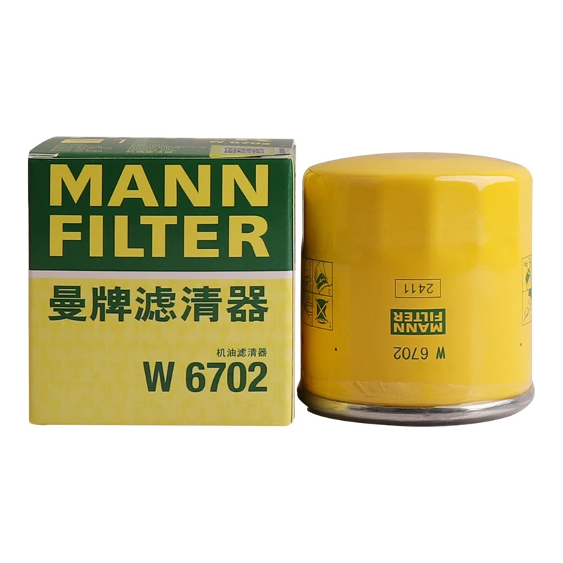 曼牌W6702替代W67/1机油滤格芯适用天籁轩逸逍客嘉年华马自达启辰