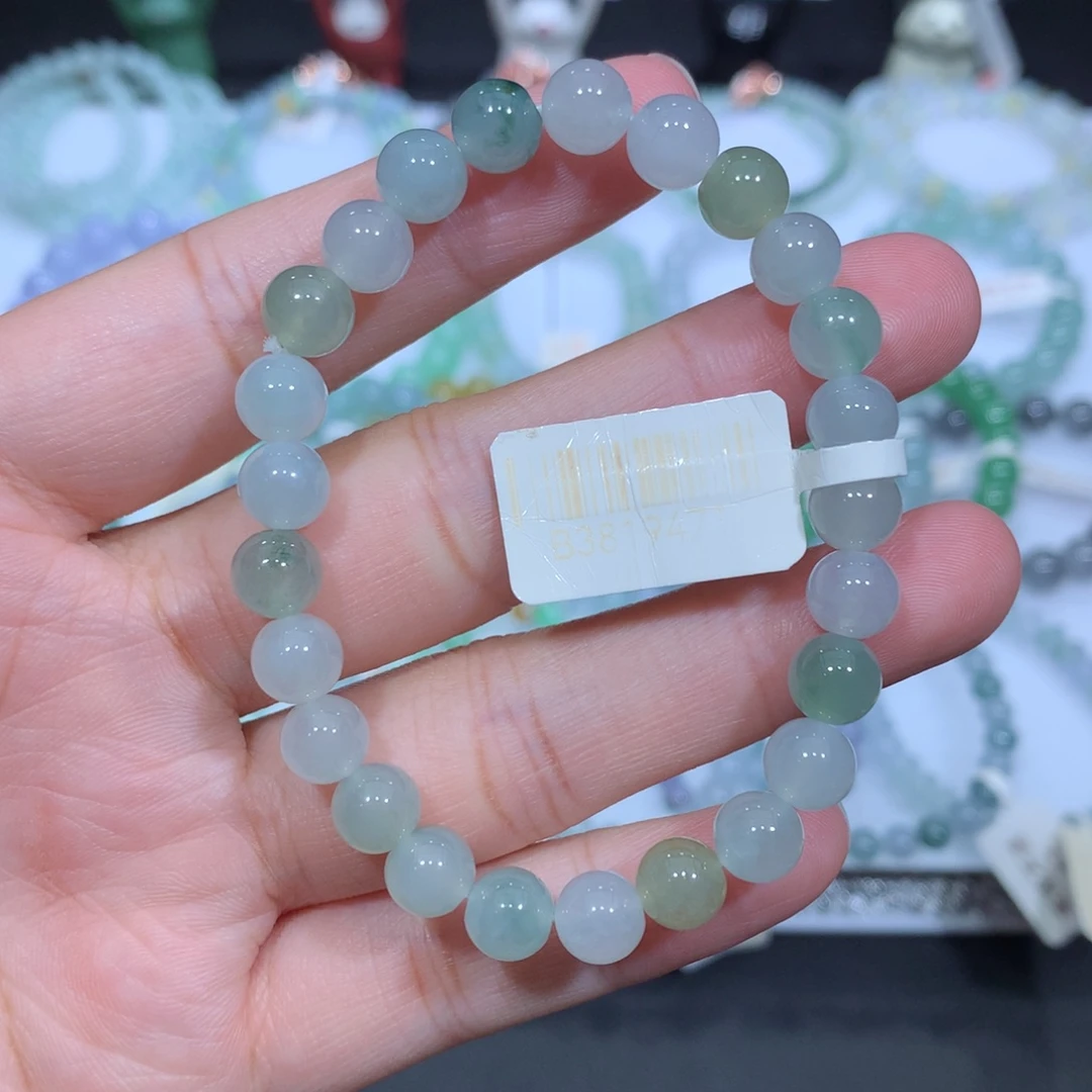 翡翠未镶嵌手串天然