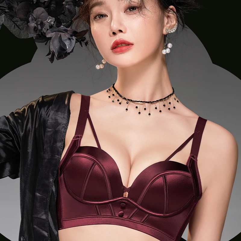 杨老师推荐【白色恋人】院线调整小胸聚拢无痕收副乳防下垂内衣女