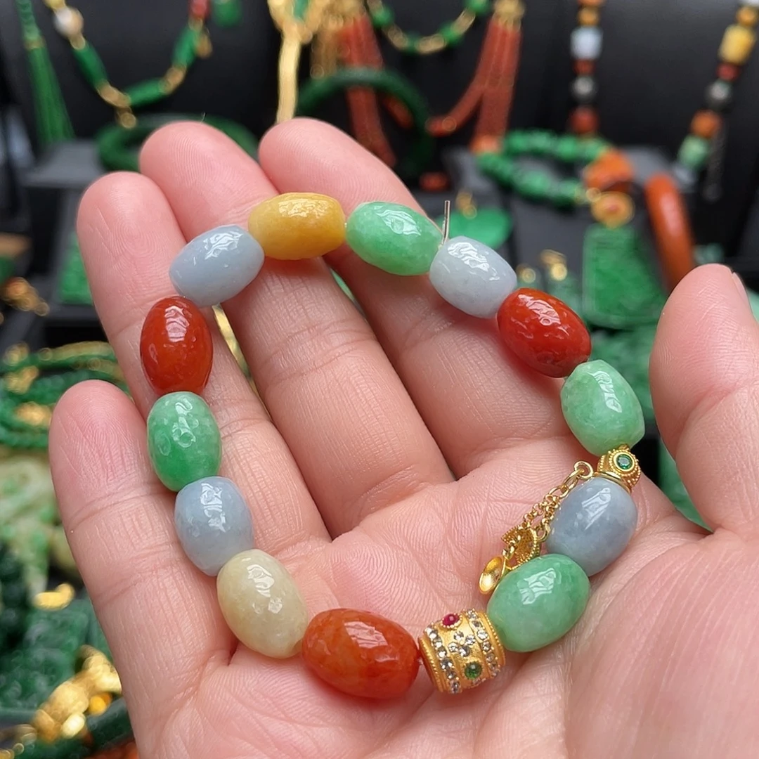 翡翠未镶嵌手链翡翠