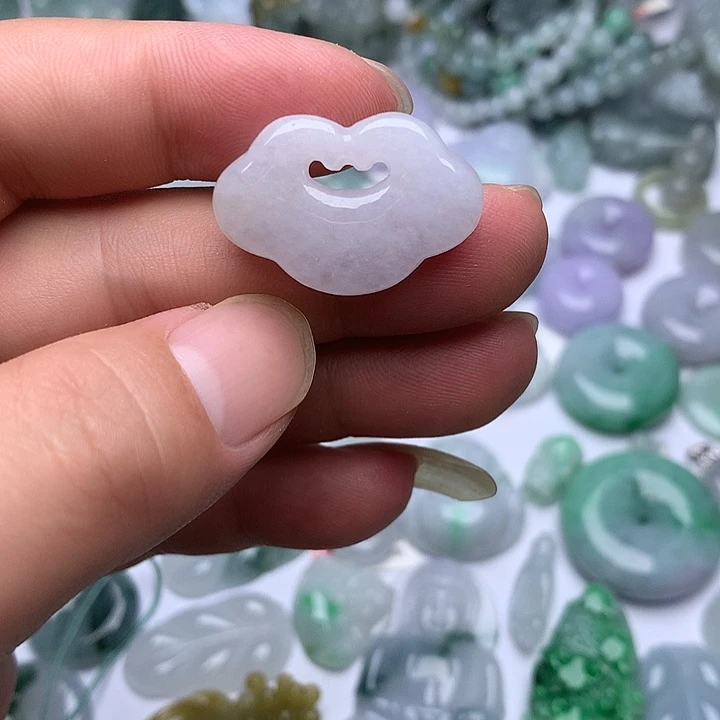 颈饰未镶嵌翡翠天然翡翠