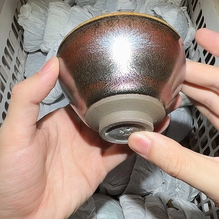 茶盏微瑕建盏，介意勿拍