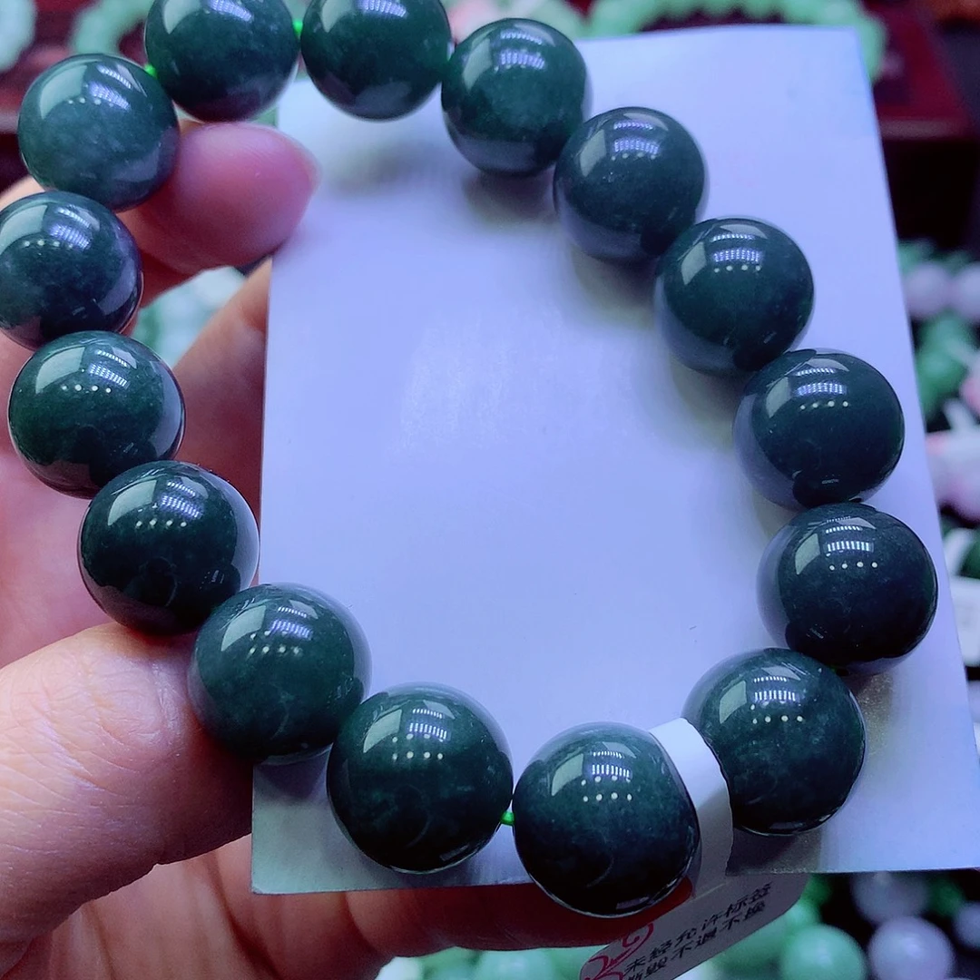 翡翠未镶嵌毛衣链