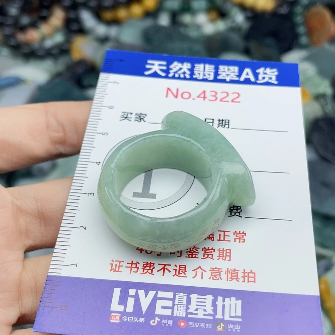 翡翠未镶嵌挂件4322