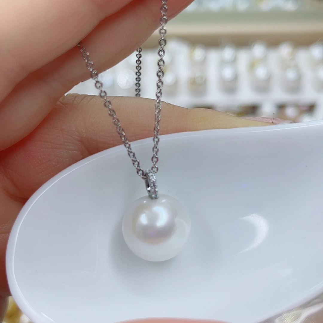 淡水珍珠未镶嵌吊坠(赠链)