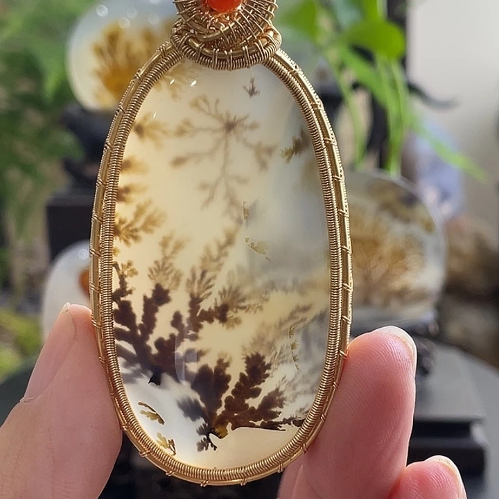 玛瑙/玉髓合金珠宝半成品