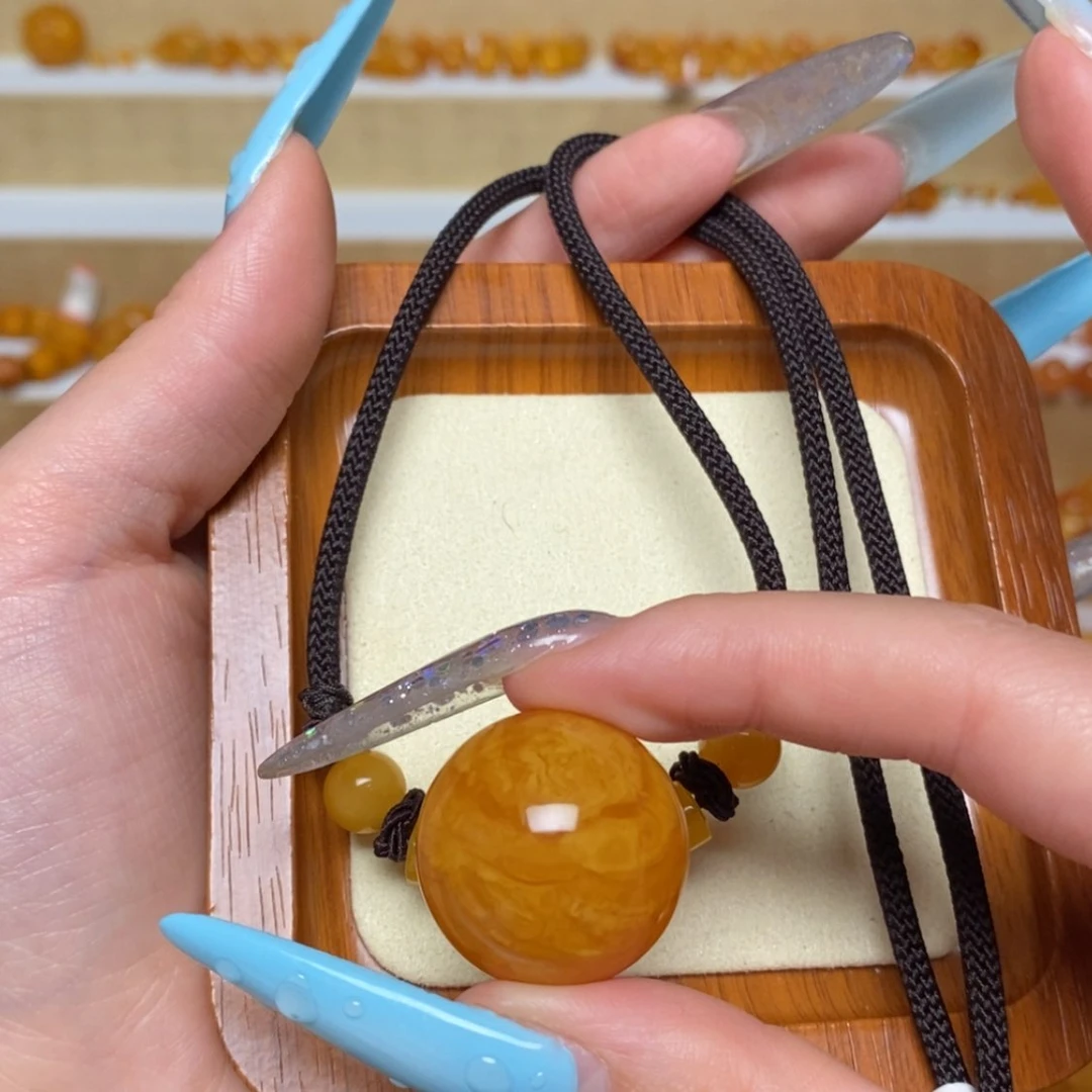 【闪购商品】未镶嵌颈饰蜜蜡项链