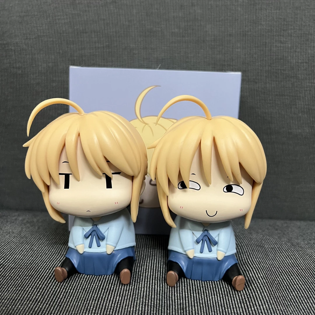 FATE FOG saber Q版 滑稽脸 阿尔托莉雅塞巴手办摆件模型