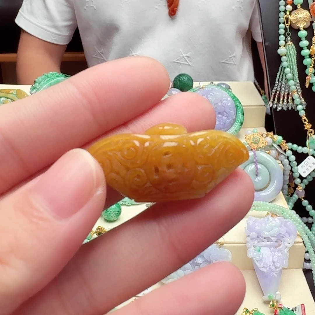 颈饰未镶嵌翡翠翡翠吊坠