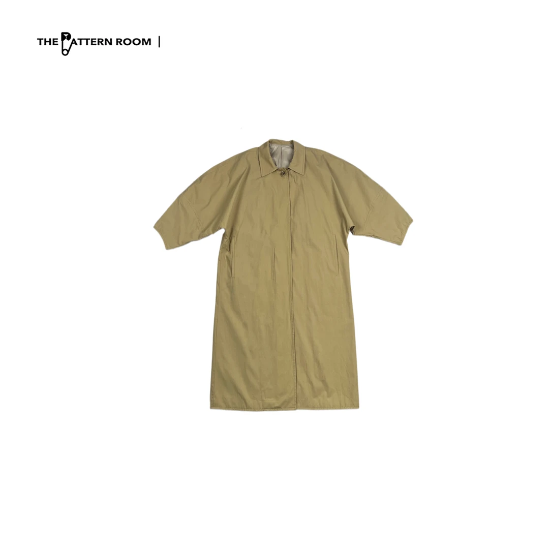 The pattern room | 必入简约廓形袖两色风衣