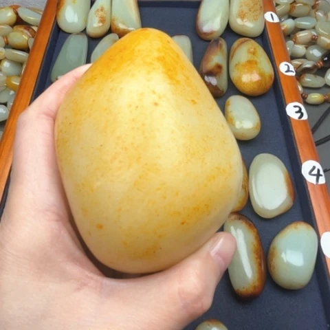 和田玉颈饰未镶嵌童*荣