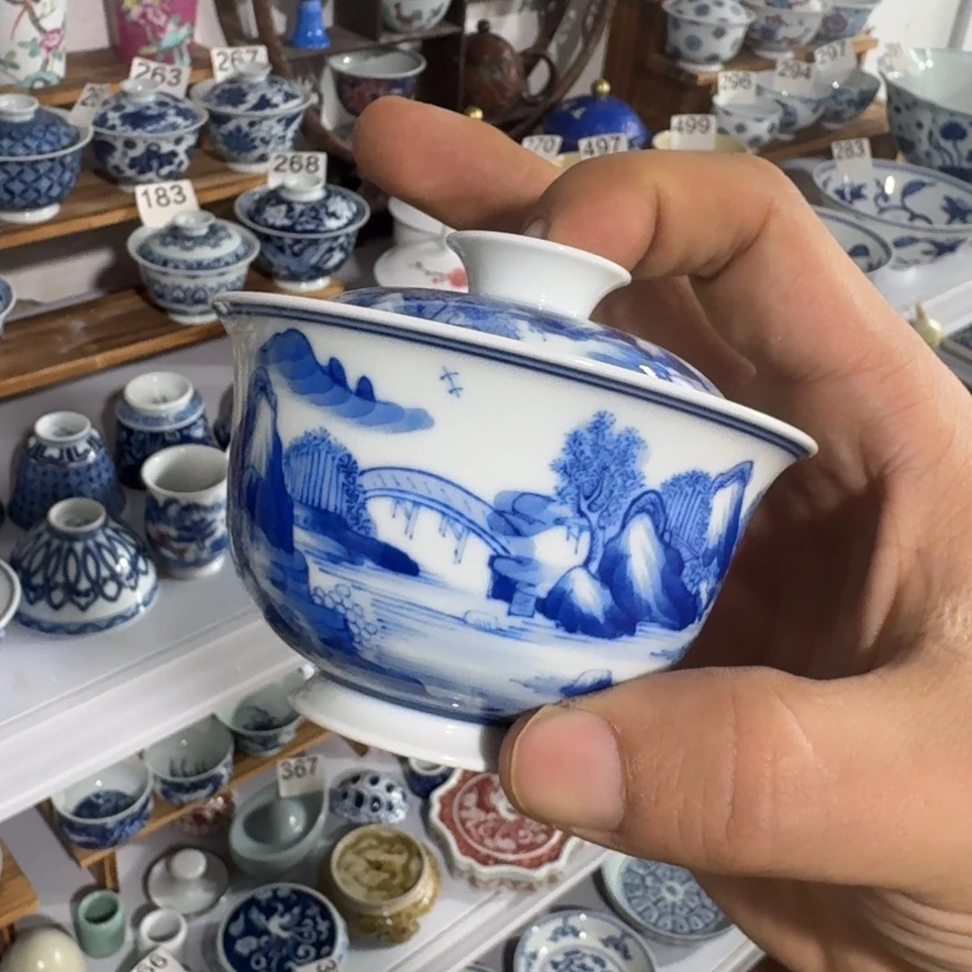 全手绘柴窑，顺丰当日发