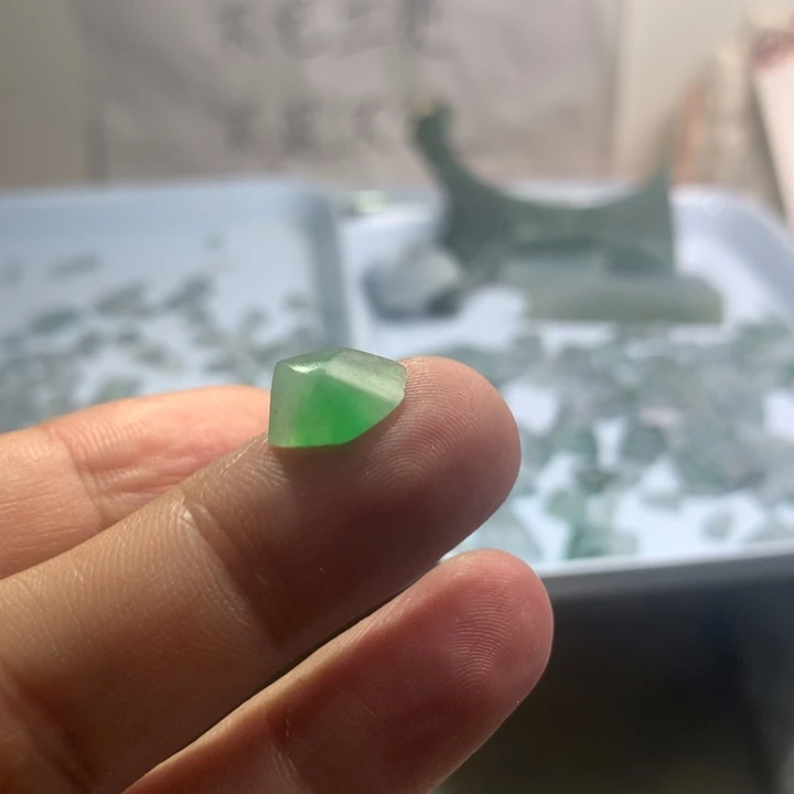 ****敏定制翡翠未镶嵌戒指