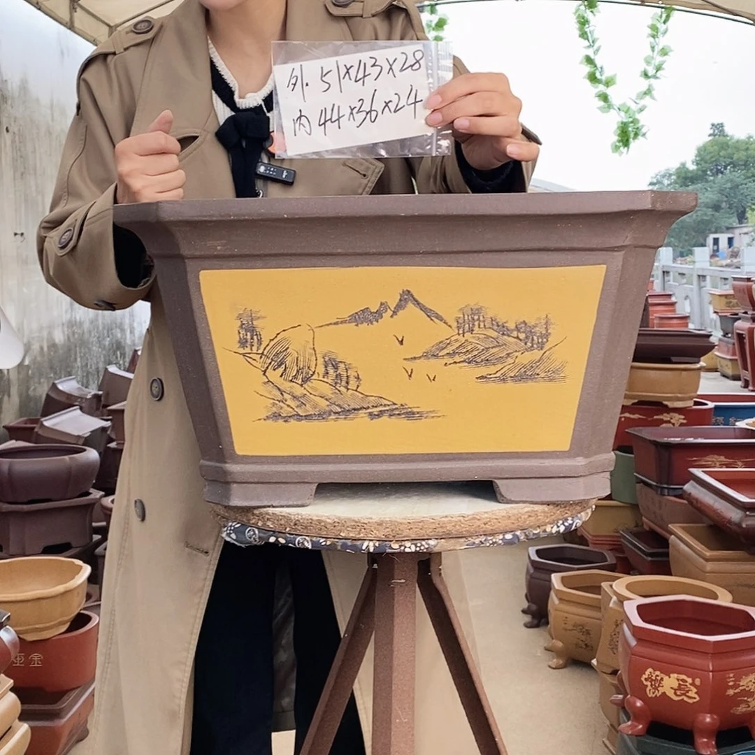 紫砂花盆紫砂花盆