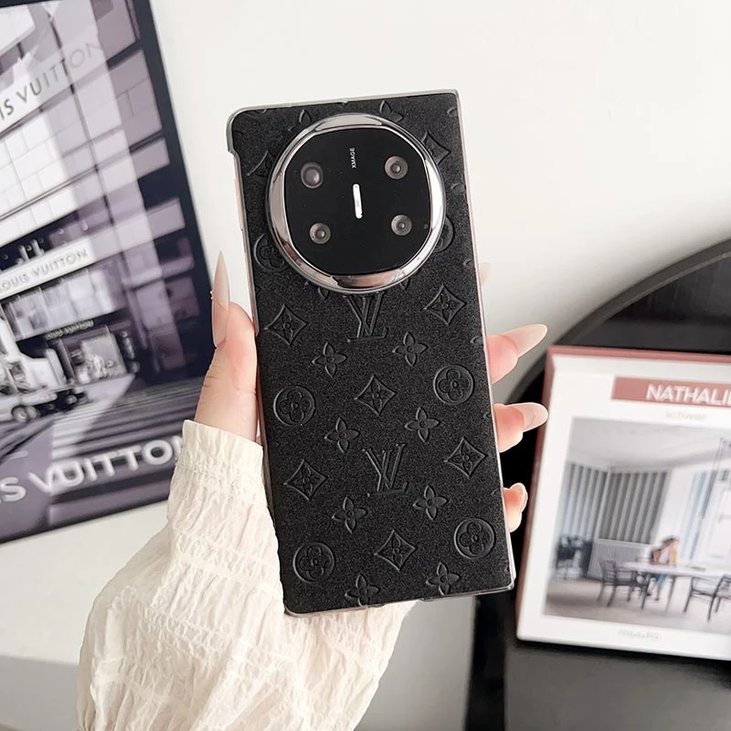 适用华为mateX6手机壳典藏版matext三折叠xt老花mateX5高档男士X3