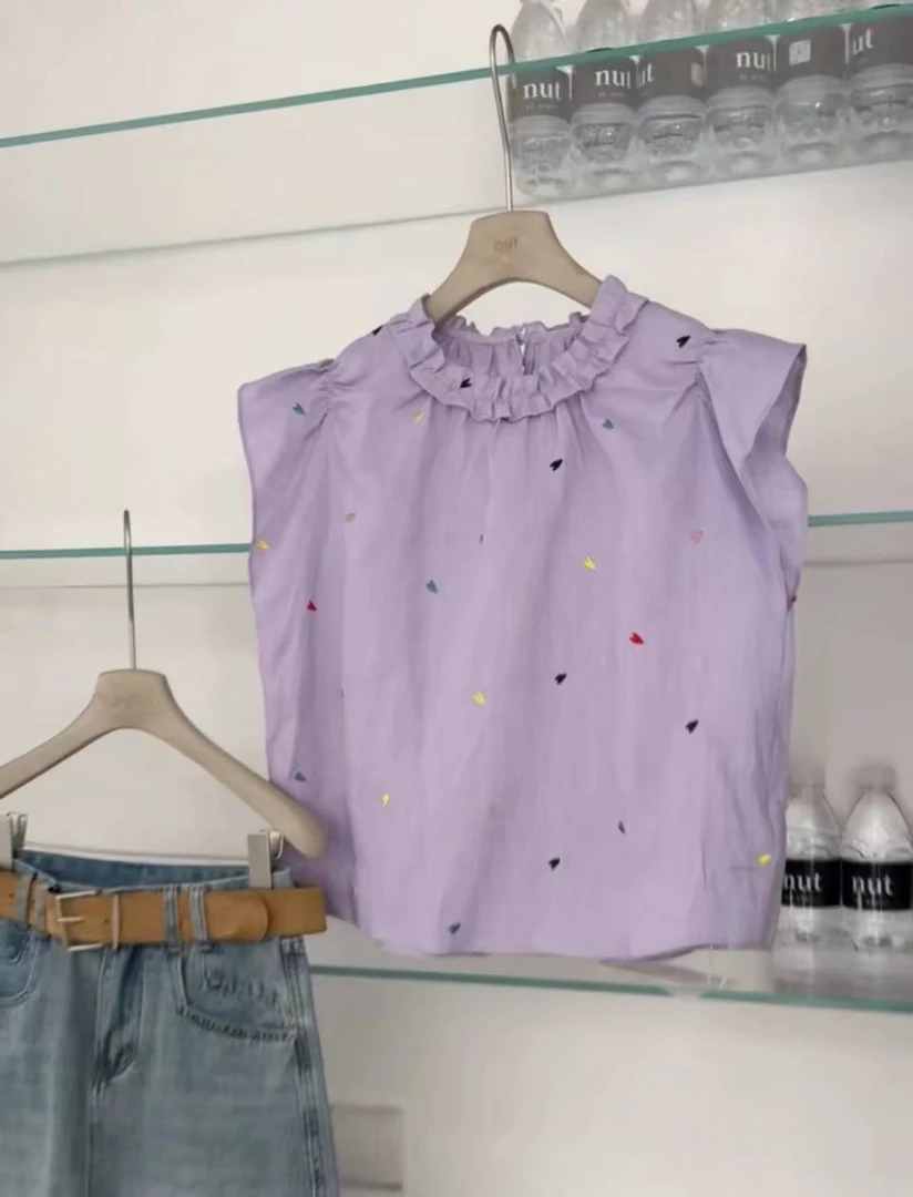 杭州NUT新款 很美的紫色小衬衣