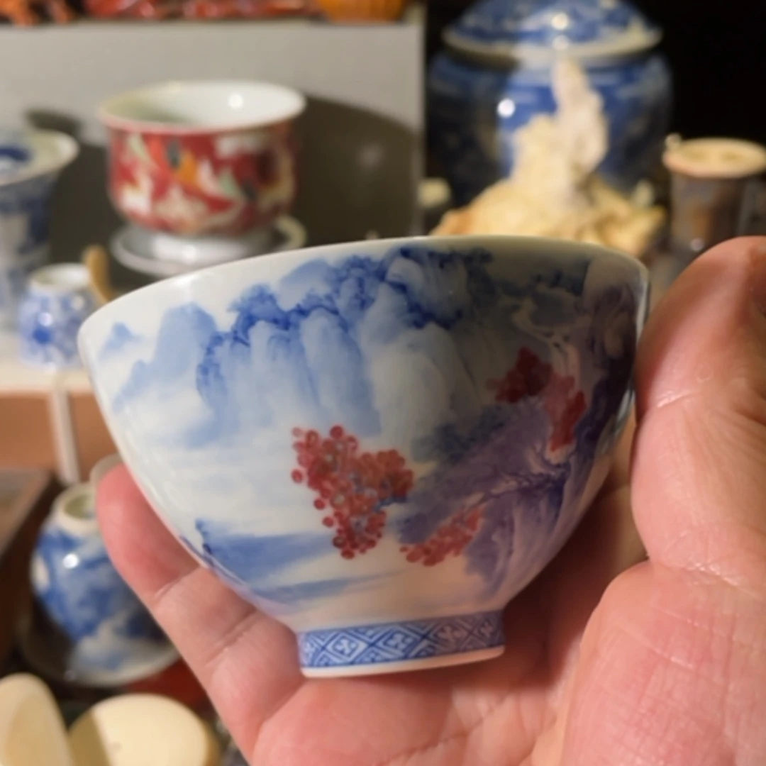 【闪购商品】孙*青花瓷器青花釉里红