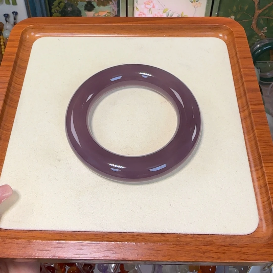 气***妃玛瑙/玉髓未镶嵌手镯