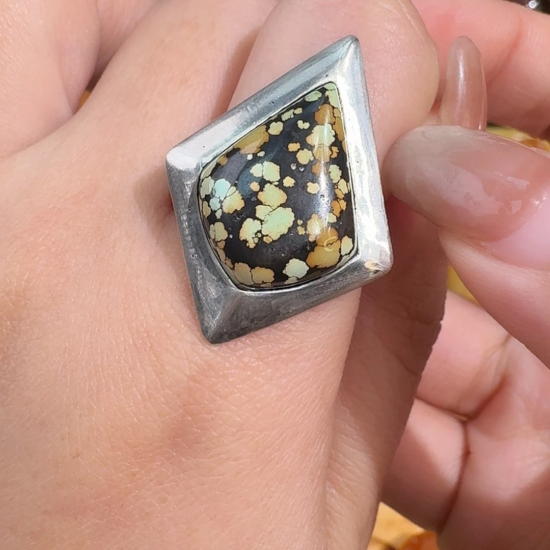 小***白绿松石银S925镶嵌我我