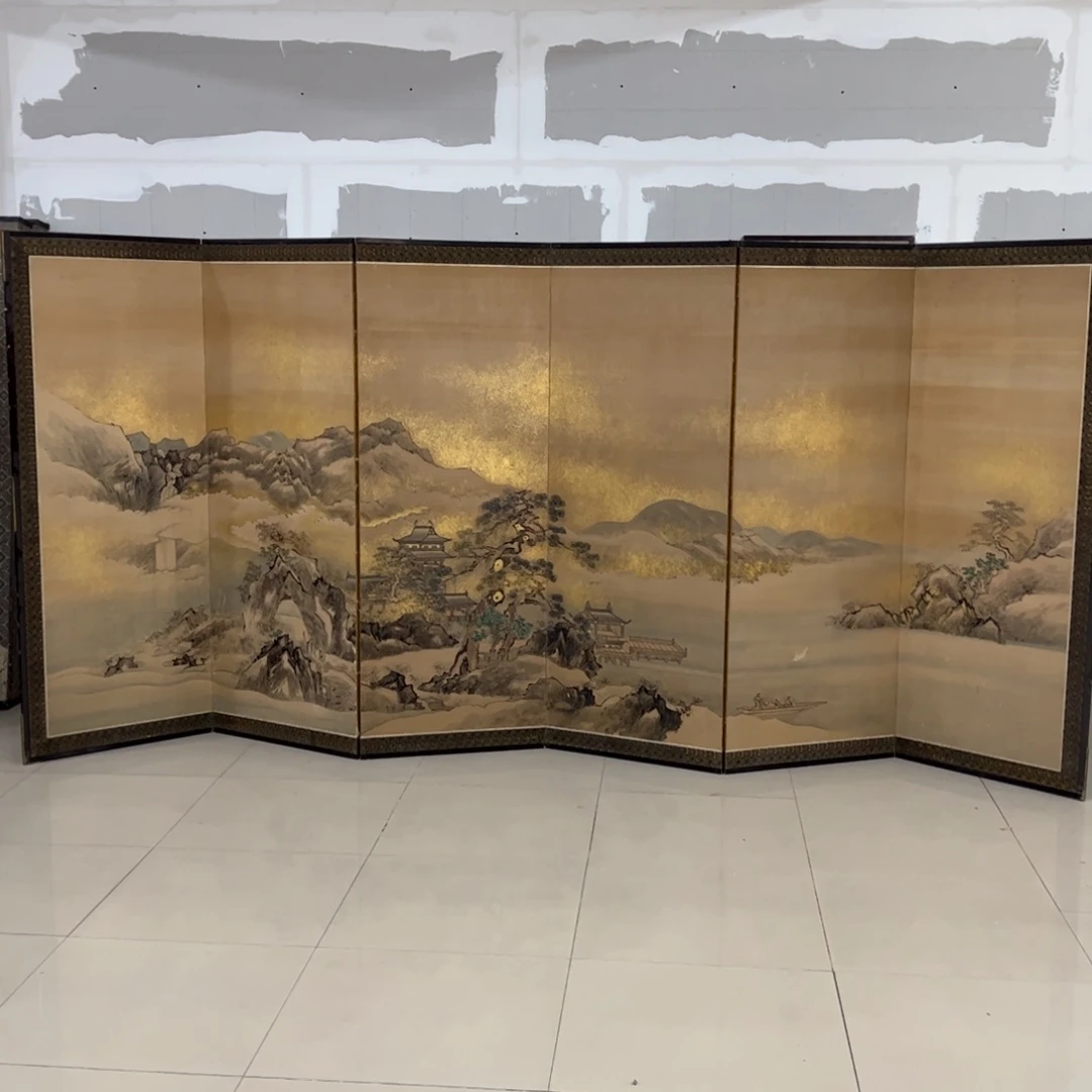 素***屿绘画屏风框画屏风框画