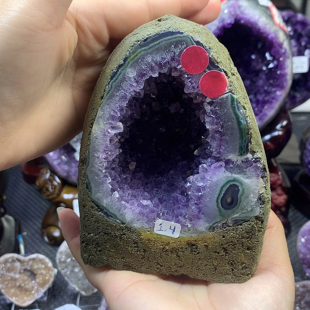 未镶嵌紫晶大型摆件（非配饰）莹