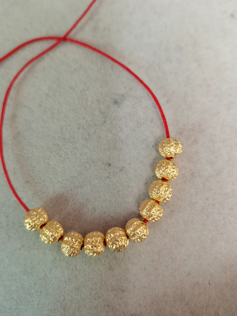 足金核桃配件可编绳