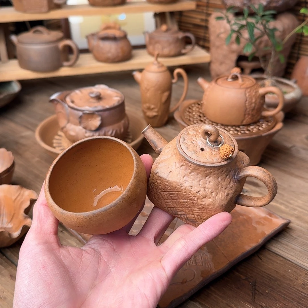 原矿老岩泥茶器系列