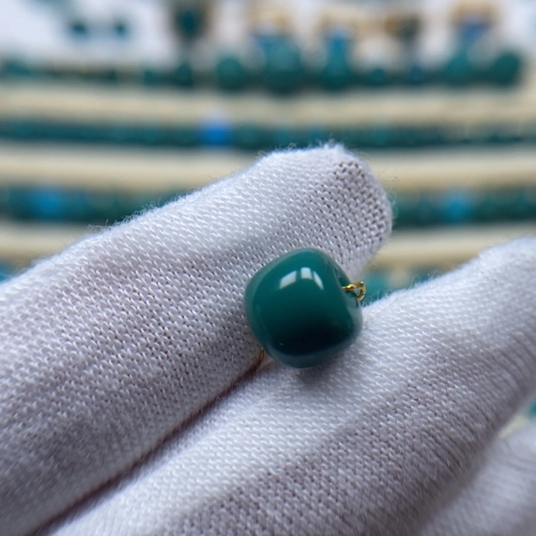 绿松石未镶嵌珠宝奇石老型8mm