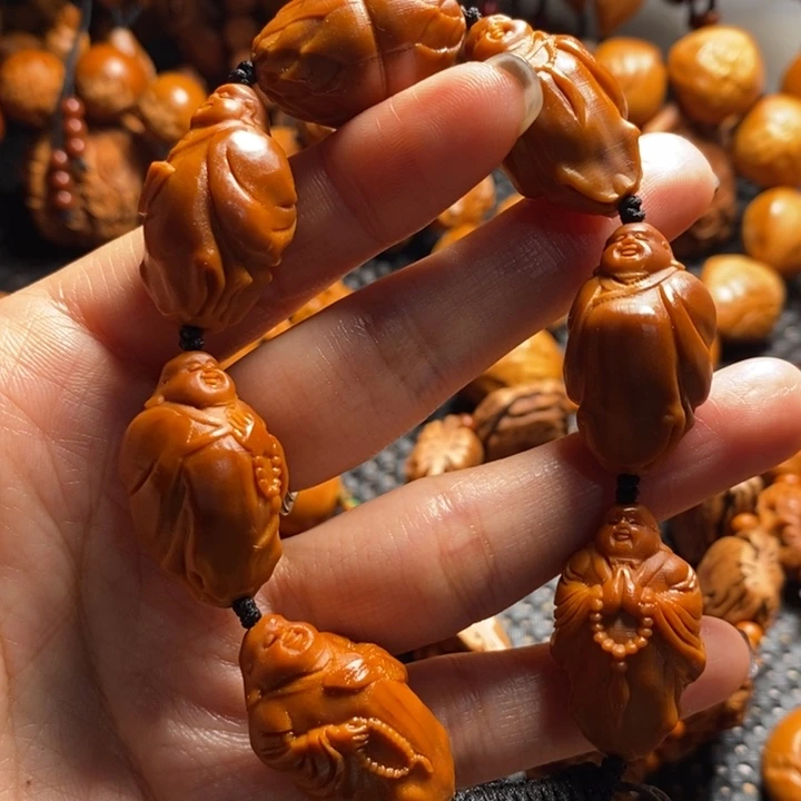 吊坠橄榄核六合弥勒