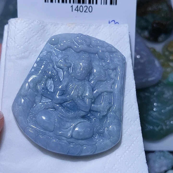 翡翠未镶嵌颈饰天光墟翡翠市场现金代购
