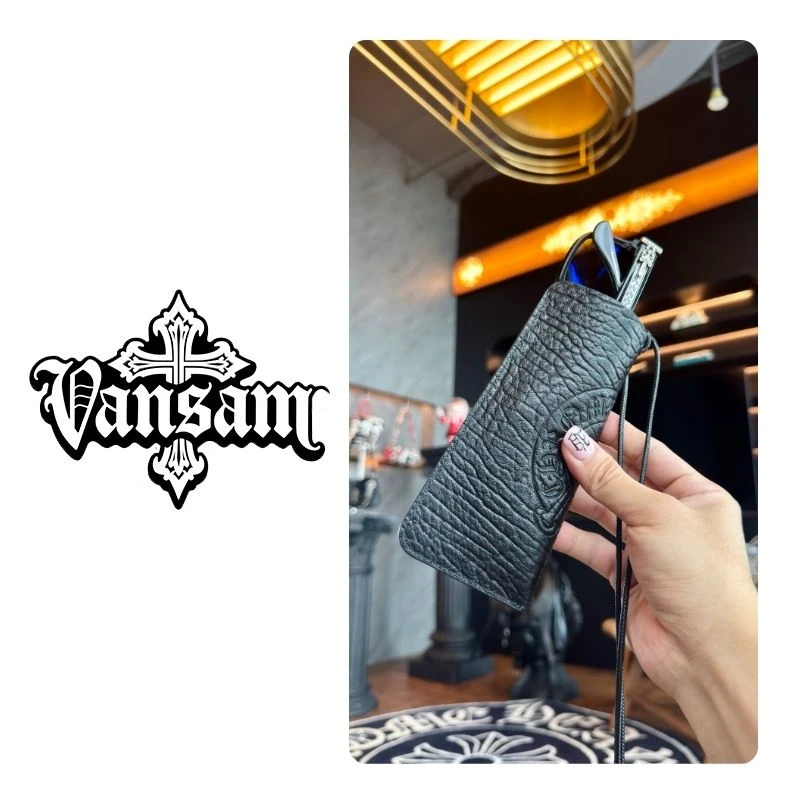 【马蹄眼镜包】马蹄纹理眼镜包真皮墨镜包简约化妆笔收纳