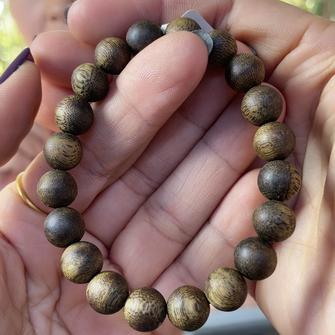 【闪购商品】沉香手串，乌身圆珠1.0/6克多样性发一