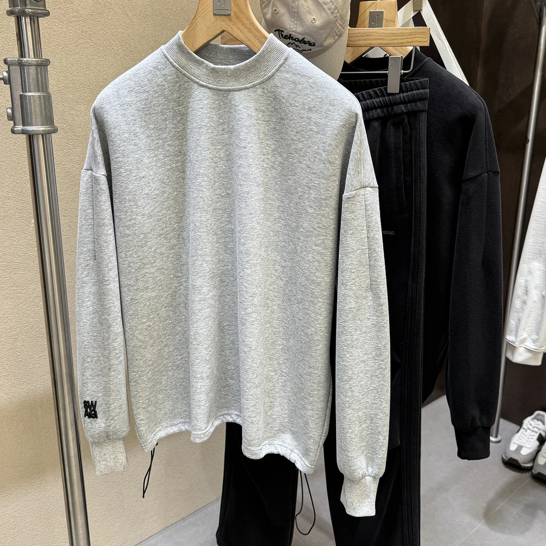 十年一遇！价格很香！王牌质感！重磅480克！男半高领内搭T恤卫衣