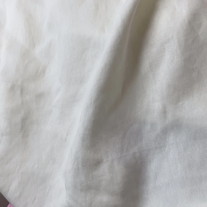 天丝（莱赛尔纤维）白色天丝亚麻1米