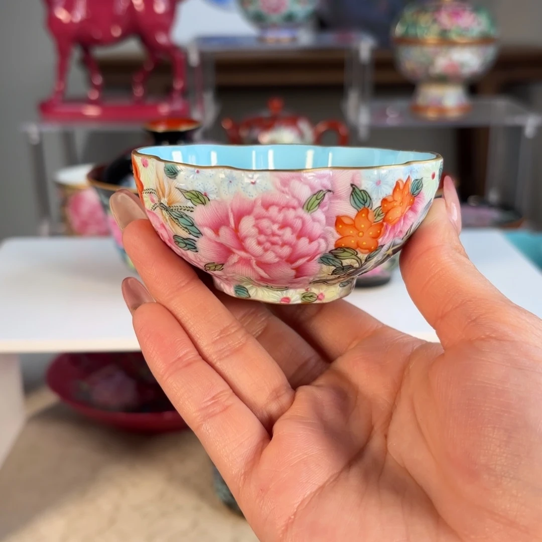 纯手工手绘 高端茶器