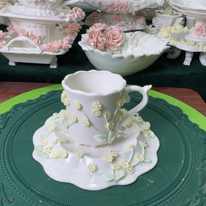 小雏菊咖啡杯套装餐具