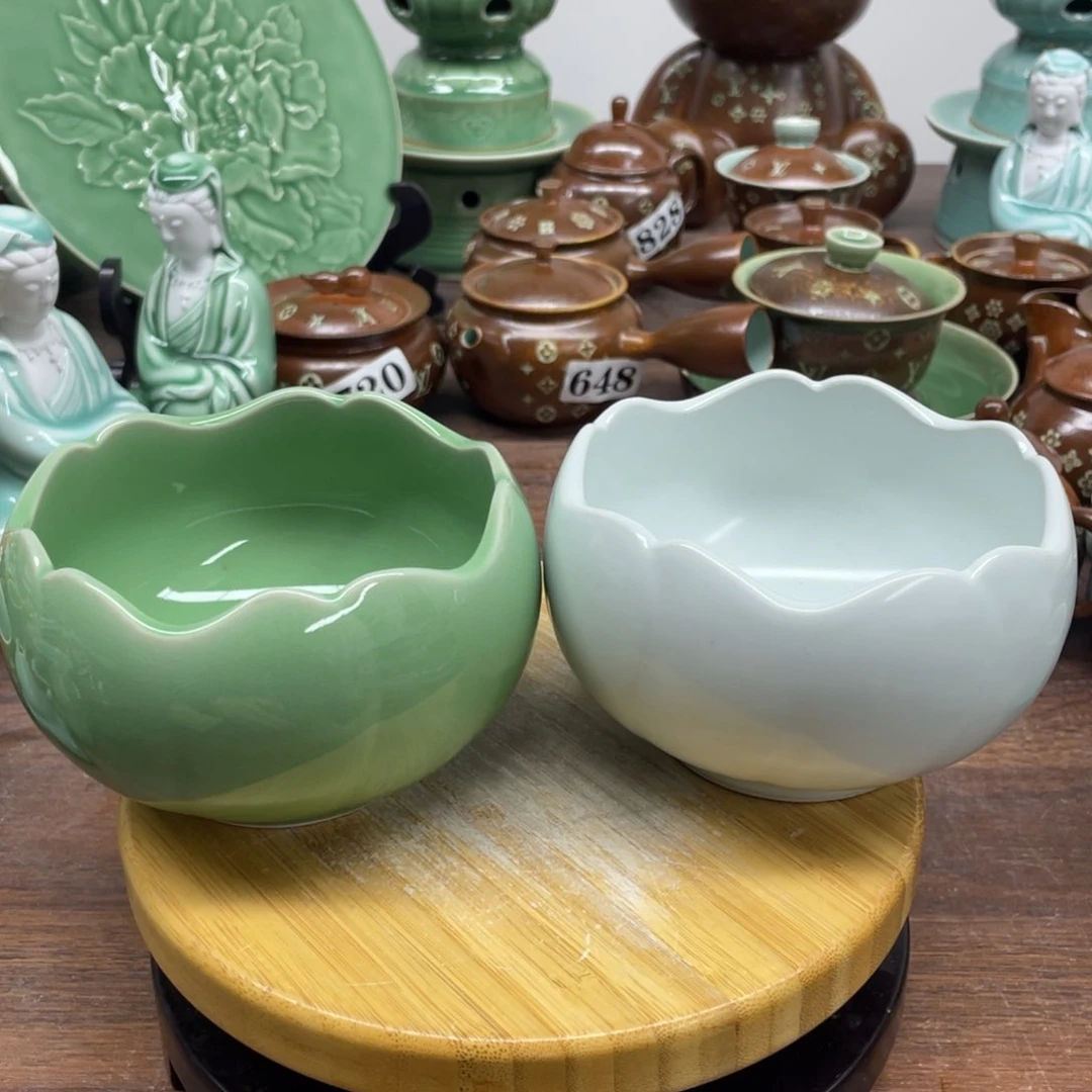 微瑕特价青瓷青瓷2个